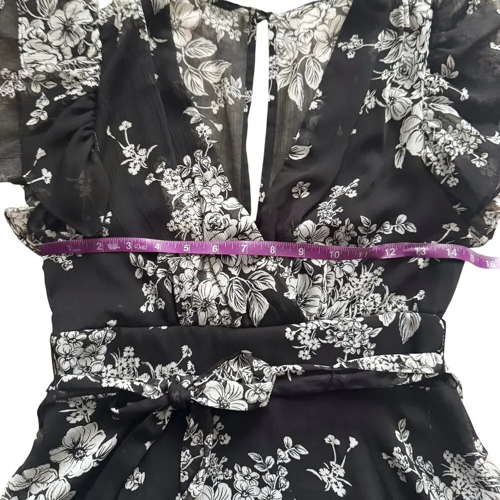 VTG B. Darlin Y2K Babydoll mini dress Women's Sz 4 6 Vintage Fairy Fairycore 90s - Picture 15 of 16